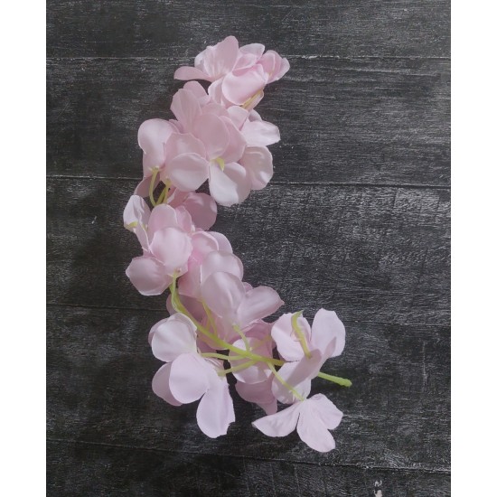 Декоративная ветка 20 см цв. розовый, цена за пучок